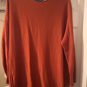 Michael Kors Burnt Orange Crew Neck Sweater